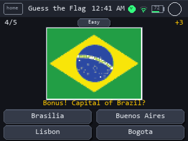 Flags: capital bonus