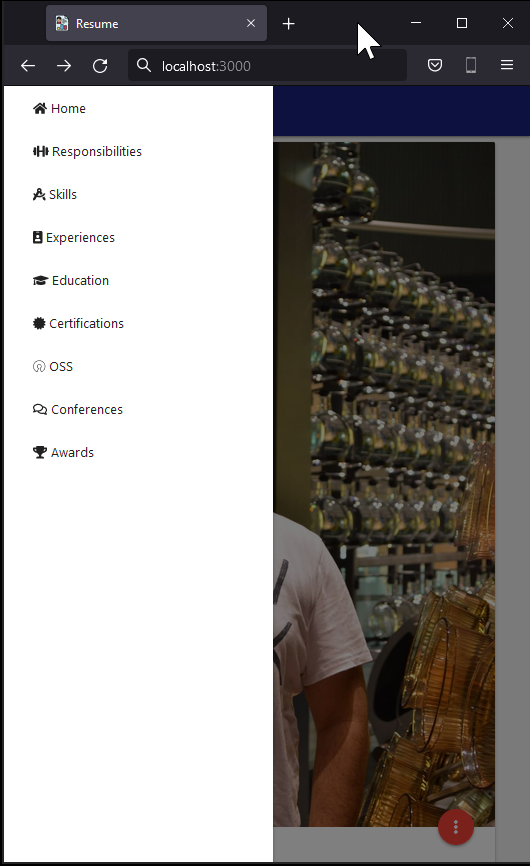 Mobile Navigation Bar